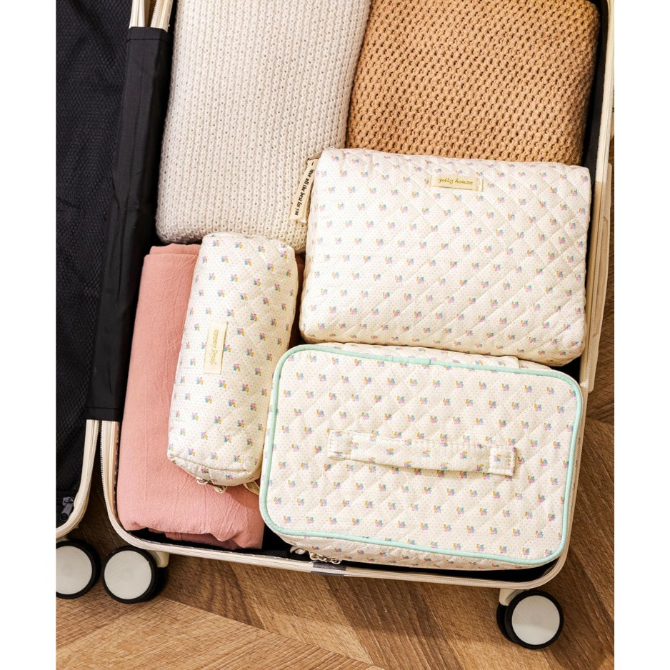 Quilted Makeup Bags, Set of 3 – view 2